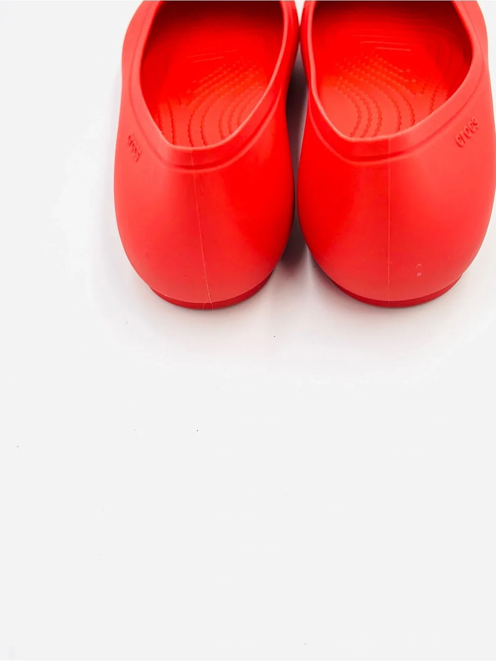 CROCS shoes Brooklyn Pointed Toe ballet Flats comfort classic red women size 7 - Picture 9 of 10
